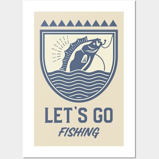 LET'S GO FISHING Posters and Art